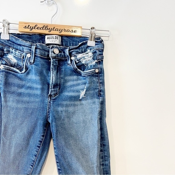 AGOLDE Sophie Hi Rise Crop Jean - Picture 3 of 13